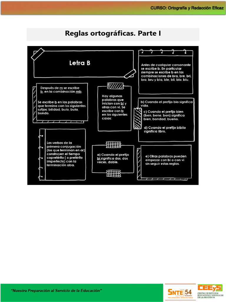 Ejercicios de Ortografía: B y V | PDF