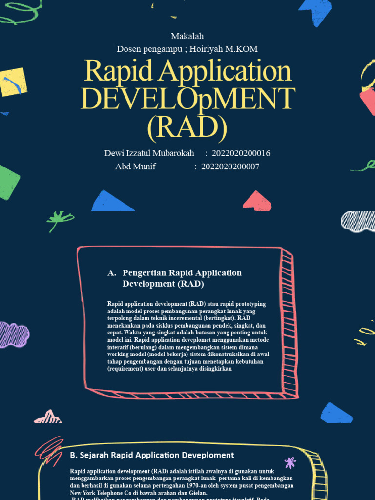 Makalah Rapid Application Development (RAD) - 1 | PDF