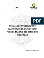 Manual de Procedimientos ICATMI