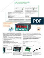 INDICADORES DE PESO - 5/4 Salidas (Setpoint) 3/2 Entradas: WEIGHT INDICATOR - 5/4 Outputs (Setpoint) 3/2 Inputs