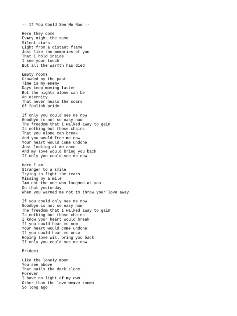 その他 If You Could See Me Now If You Could See Me Now - YouTube