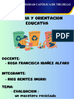 Tutoria Y Orientacion Educatva: Rosa Francisca Ibañez Alfaro Docente