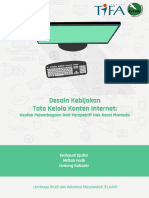 Buku Desain Kebijakan Tata Kelola Konten Internet Final Dodisanjaya