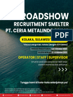 Roadshow Recruitment Smelter (Kolaka)