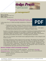 What Is Knowledge Management