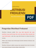 Pertemuan 2. Distribusi Frekuensi 