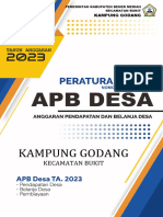 2023 - Draft Perdes APB Desa