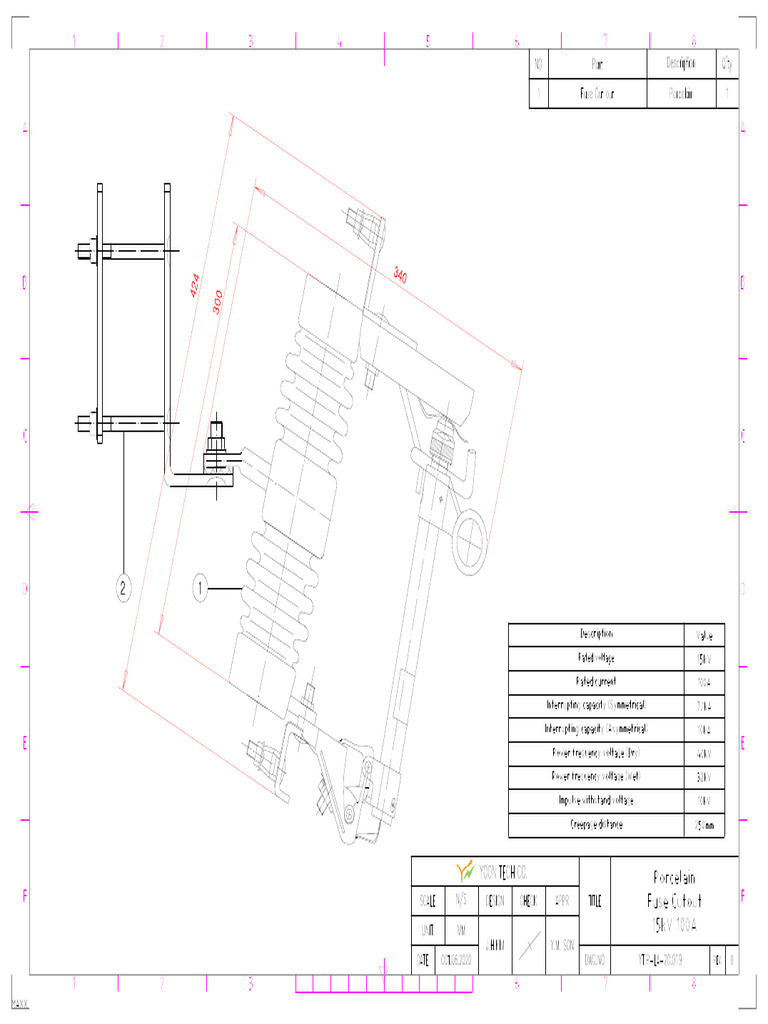Fco 15kv 100a porcelain pdf