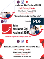 Spanduk Persegi Panjang Bulan Kesehatan Gigi Nasional 2023