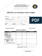 PFT Form