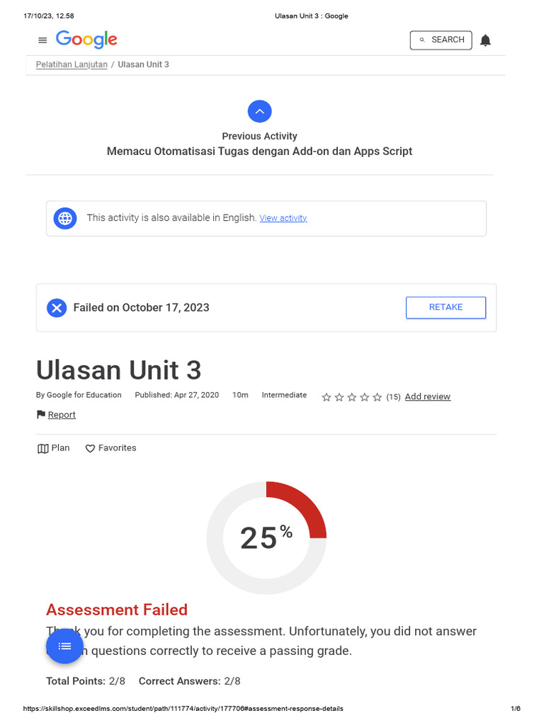 Ulasan Unit 3: Google Kalender dan Gmail | PDF | Bisnis