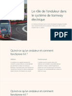 Role de Londuleur Dans Le Systeme de Tramway Electrique