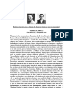 Federico García Lorca y Simone de Beauvior Frente A 1