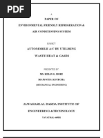 Download Automobile Ac by Utilising Waste Heat  Gases by raveesh111 SN67880901 doc pdf