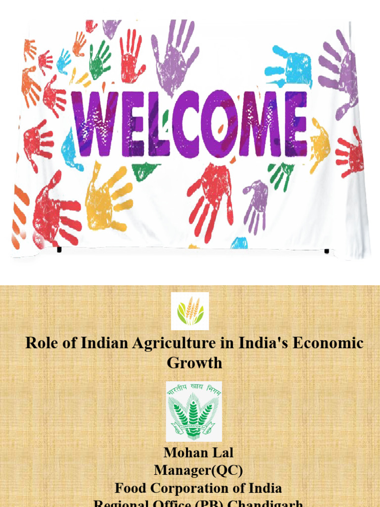Role of Indian Agriculture in India's Economic Growth | PDF ...