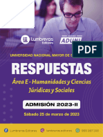 RES - Adm - UNMSM 2023-II - Area E