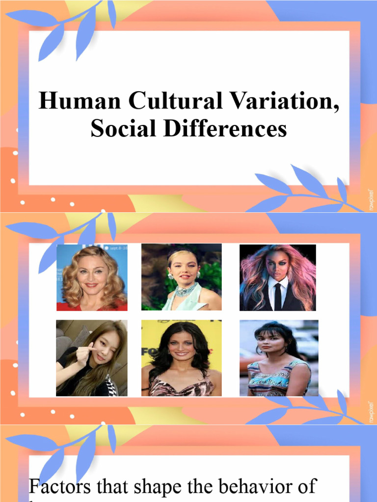 Understanding Cultural Variation and Social Differences | PDF | Social ...