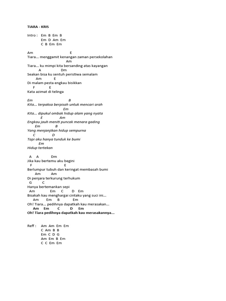 Chord Tiara | PDF