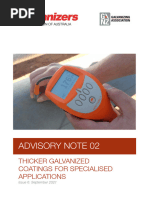 HDG Steel Coating Thickness Guide | PDF | Galvanization | Chemical Elements