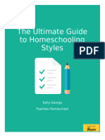 The Ultimate Guide To Homeschooling Styles Kelly George Fearless Homeschool