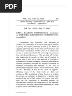 China Banking Corporation vs. Dyne-Sem Electronics Corporation (Syllabus)