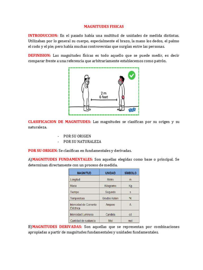 Magnitudes Fisicas | PDF | Ciencia y matemáticas