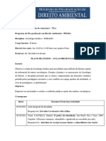 Plano de Ensino - 2023 - Sociologia Jurídica