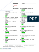 Simple Past & Present Perfect