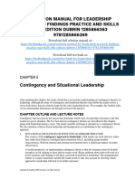 Leadership Research Findings Practice and Skills 8th Edition DuBrin Solutions Manual 1