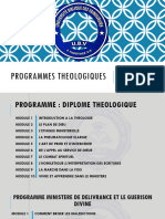 Programme Theologique