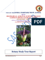 Botany Study Tour Report - 13-14 To 20-21