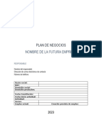 FORMATO MODELO DE PLAN DE NEGOCIO REALIDAD NACIONAL Y POLITICA AGRARIA Fajh