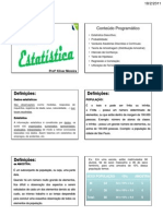 estatística descritiva - introdução