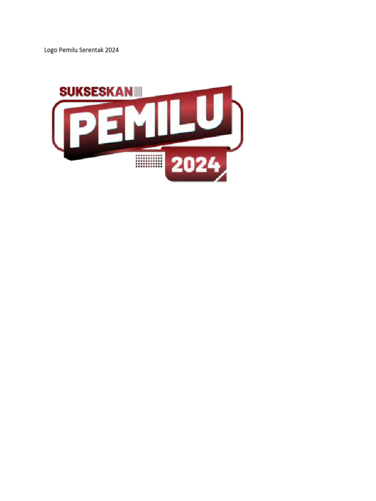 Logo Pemilu Serentak 2024 PDF