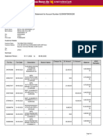 Banking Statement