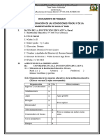 FICHA DE CONDICIONES FISICAS Del Ciclo I y II Nivel Inicial