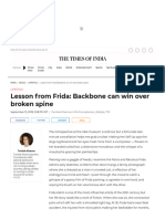 Lesson From Frida - Backbone Can Win Over Broken Spine
