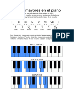 Escalas Mayores en El Piano: Escala de E