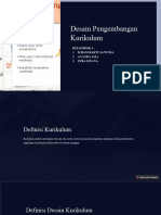 Desain Pengembangan Kurikulum