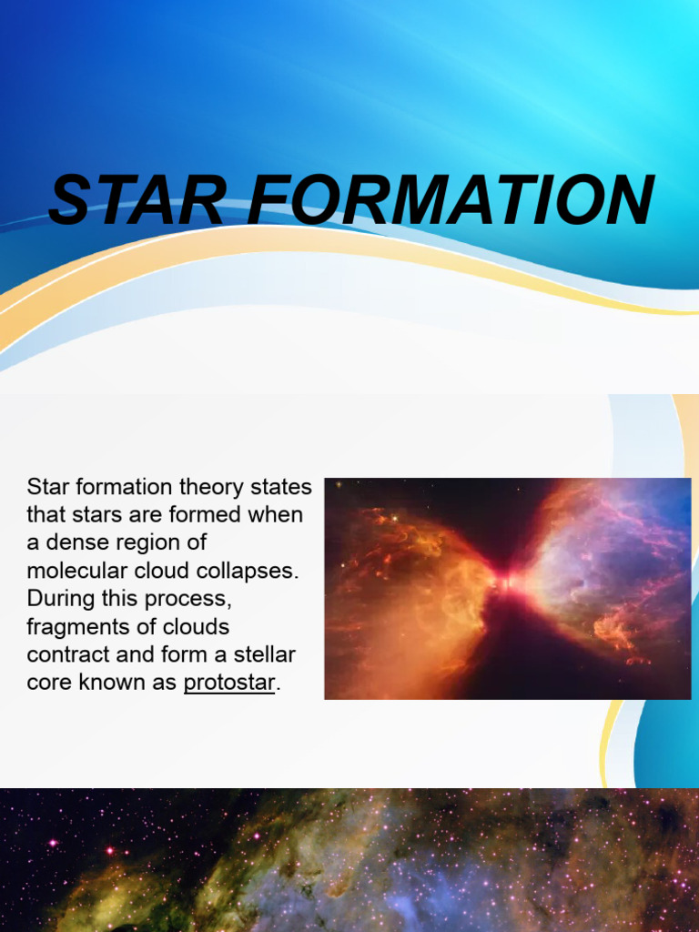 Star Formation and Stellar Evolution | PDF