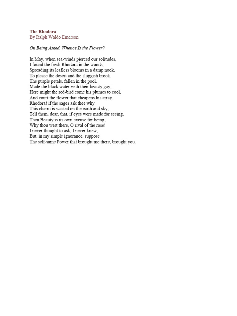 The Rhodora PRJ and Explication Model PDF