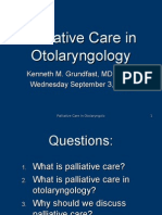 Palliative Care AAO-HNS Crse