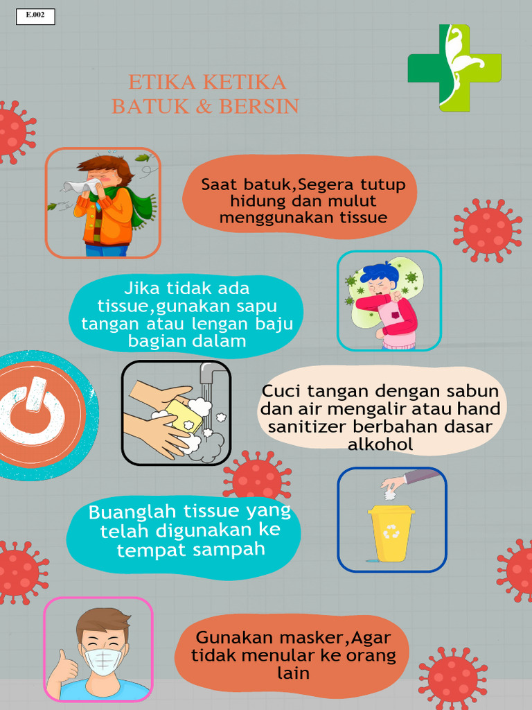 Poster Etika Batuk Bersin Pdf