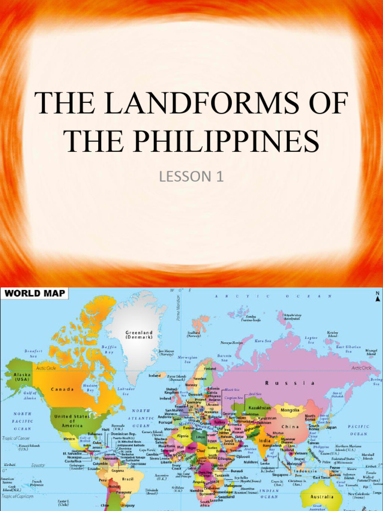 The Landforms of The Philippines PDF