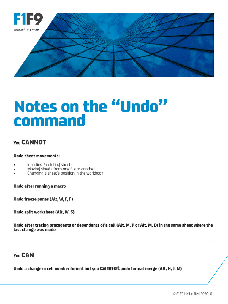 Nano Undo Command Minecraft