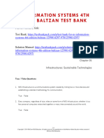 M Information Systems 4th Edition Baltzan Test Bank 1