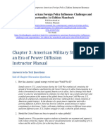 Contemporary American Foreign Policy Influences Challenges and Opportunities 1st Edition Mansbach Solutions Manual 1