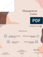 Management Letter