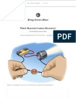 Which Materials Conduct Electricity - Scientific American