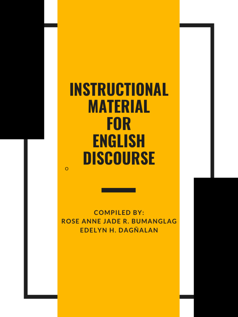 436 - Ok Engl 20253 English Discourse (New) | PDF